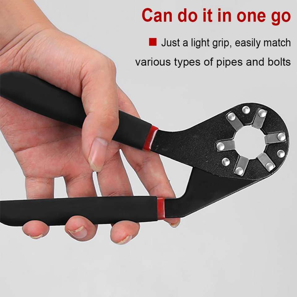 Multifunctional tool manually adjustable hexagon wrench