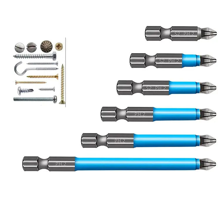 Six groups of screwdriver and magnetic device