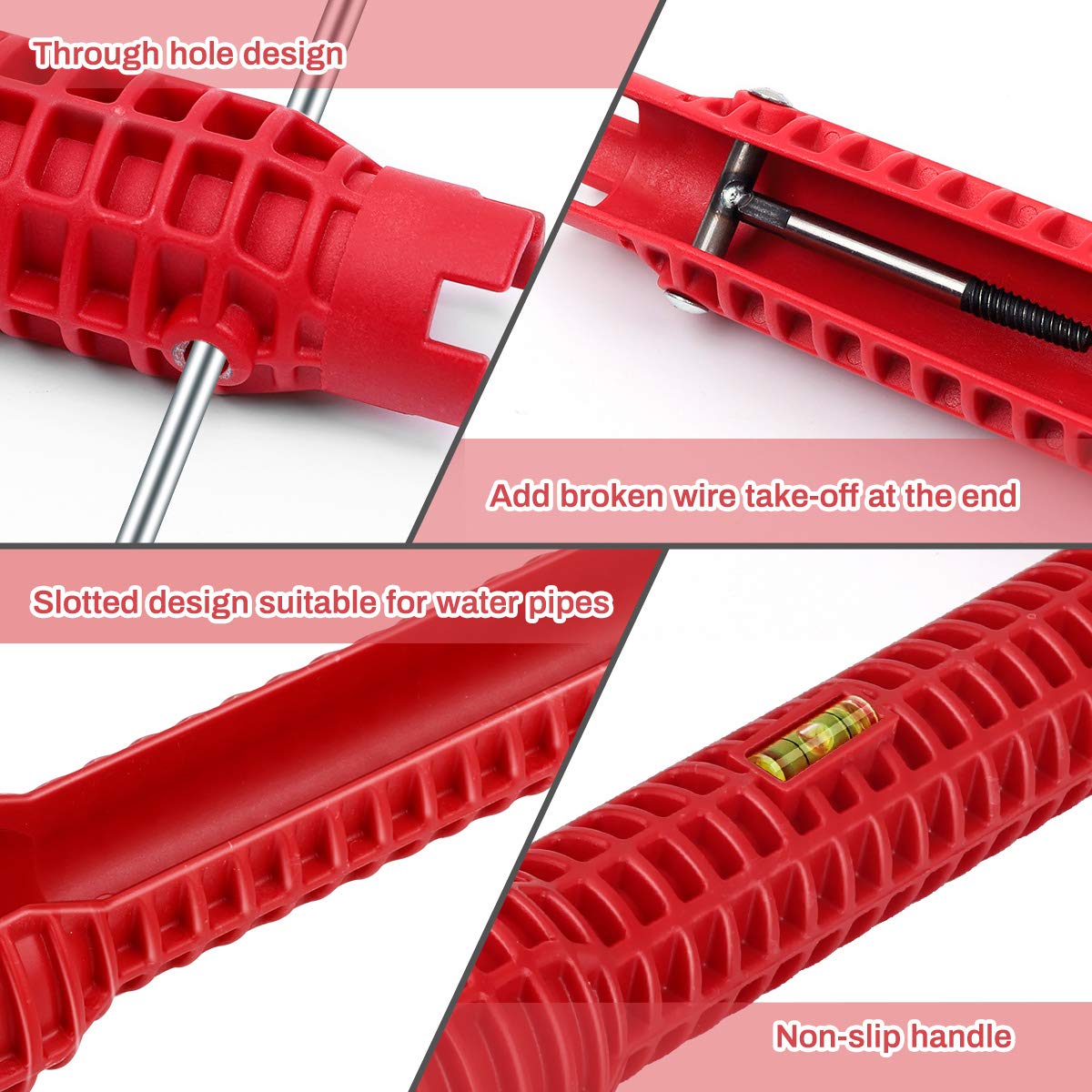 8 in 1 tap water tank installation of pipe socket wrench set tools