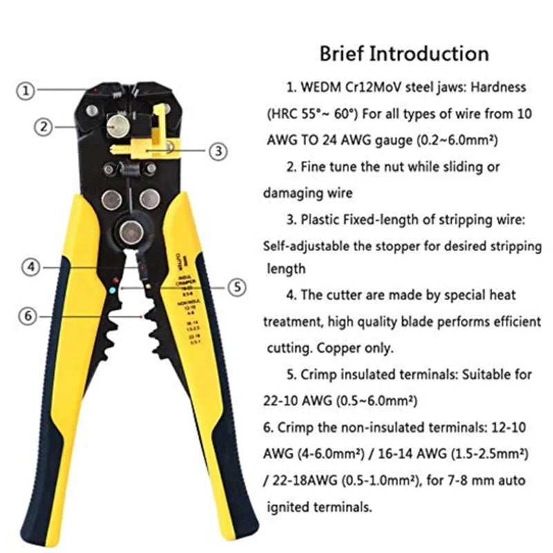 Multifunctional wire stripper