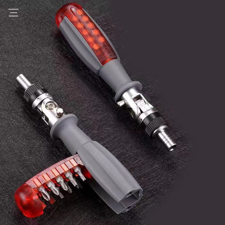 Universal ratchet screwdriver tool set plum screwdriver multifunctional household shaped cone cross a word batch