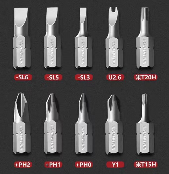 Universal ratchet screwdriver tool set plum screwdriver multifunctional household shaped cone cross a word batch