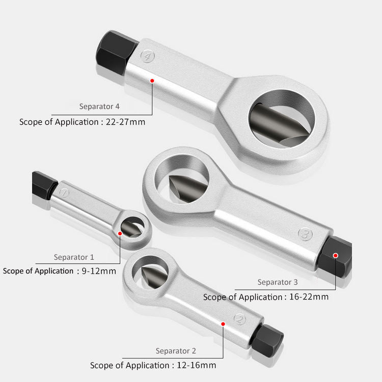 Nut Splitter Breaker 9-12mm/12-16mm/16-18mm/ 18-21mmNut Remover Tools