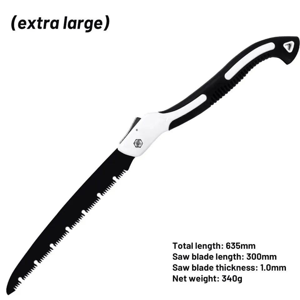 Folding Saw Long Blade Garden Saw Dry Wood Pruning Saw with Hard Teeth Camping Folding Hand Saw