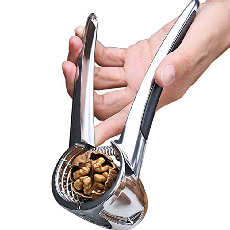 Almonds Brazil Nut Cracker Multifunctional Walnut Cracker Spring Loaded Nutcracker