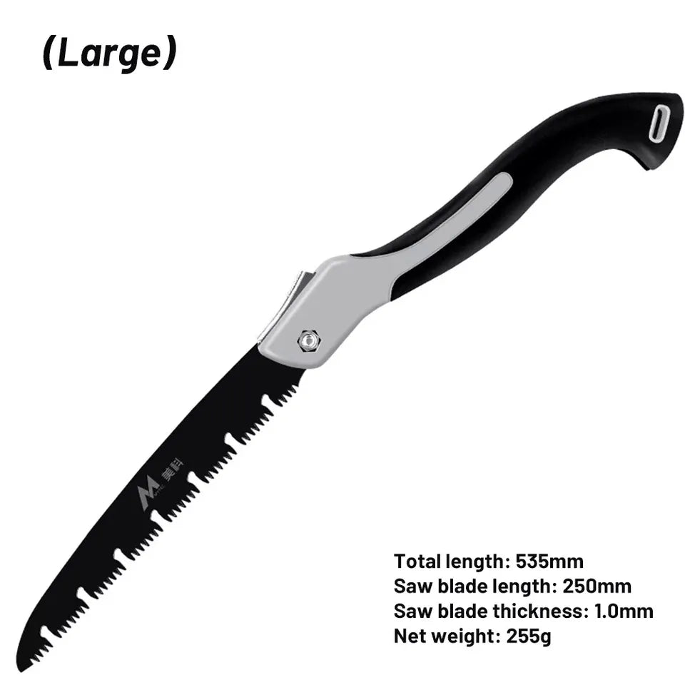 Folding Saw Long Blade Garden Saw Dry Wood Pruning Saw with Hard Teeth Camping Folding Hand Saw