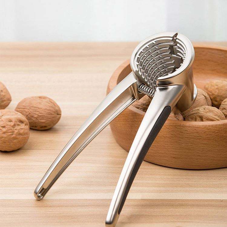 Almonds Brazil Nut Cracker Multifunctional Walnut Cracker Spring Loaded Nutcracker